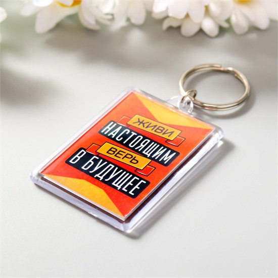 Акриловый фото-брелок, ПРЯМОУГОЛЬНИК, 40-56 мм до 19шт 2225