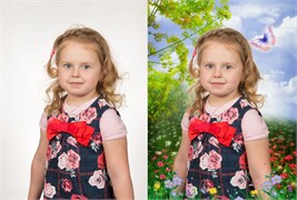 Замена фона на фотографии 2171