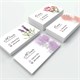 Макет 1-сторонней визитной карточки 2161